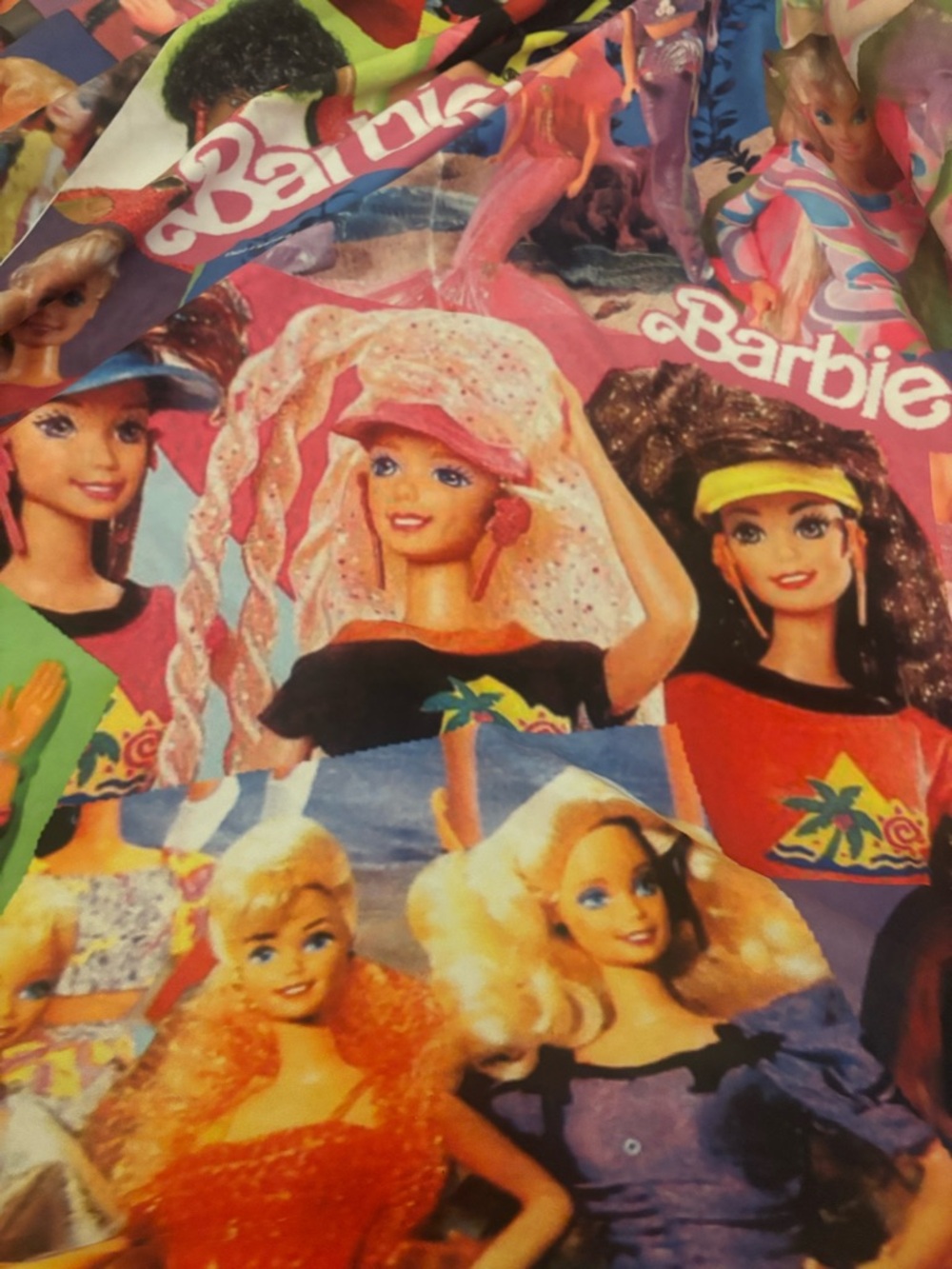 Vintage Barbie tapestry